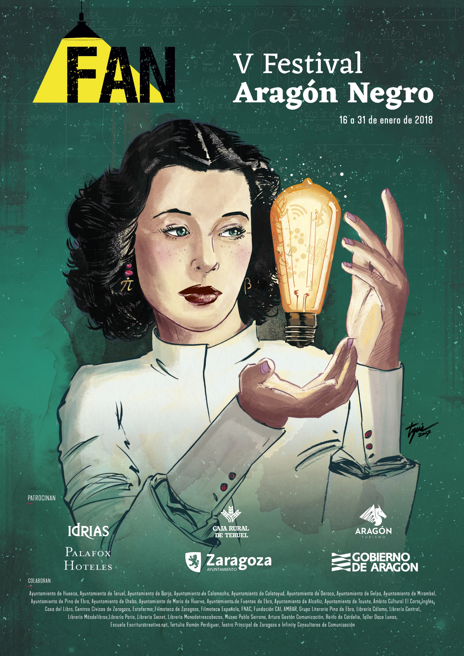 Cartel Aragón Negro